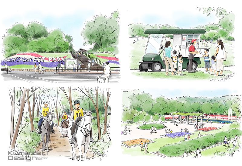 2016-0511-開発公園ランドスケープの手描きパース
